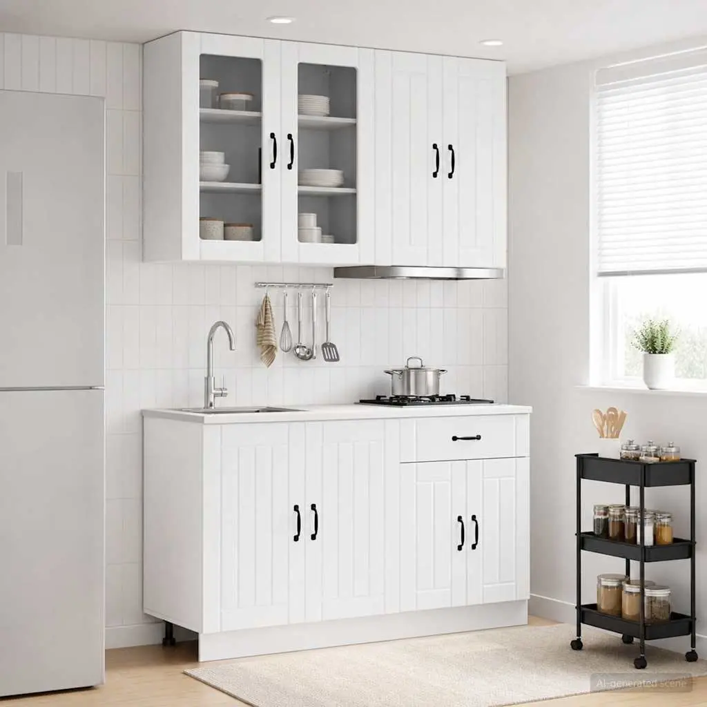 4 Piece Kitchen Unit for Effective Storage Solutions