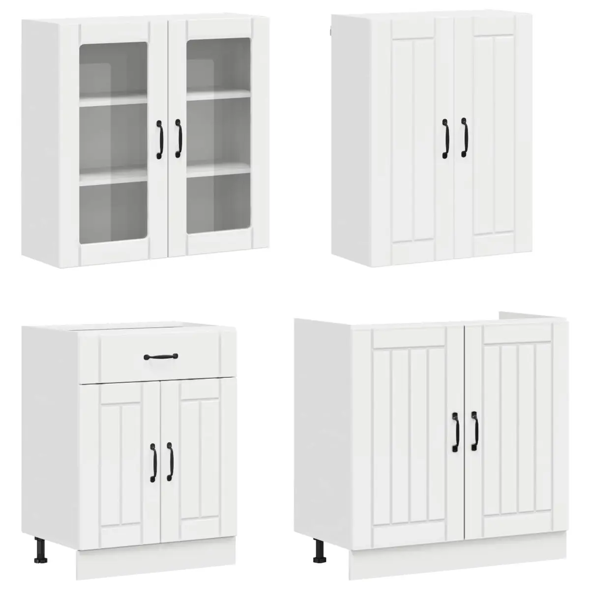 4 Piece Kitchen Unit for Effective Storage Solutions