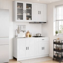Practical 4-Piece Storage Unit for Kitchen Use