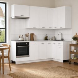 Versatile 8-Piece Kitchen Cabinet Set for Everyday Use