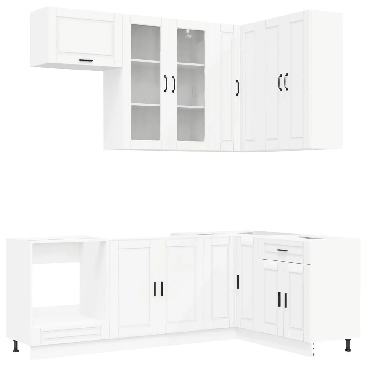 8-Piece Kitchen Storage Unit for Real Homes