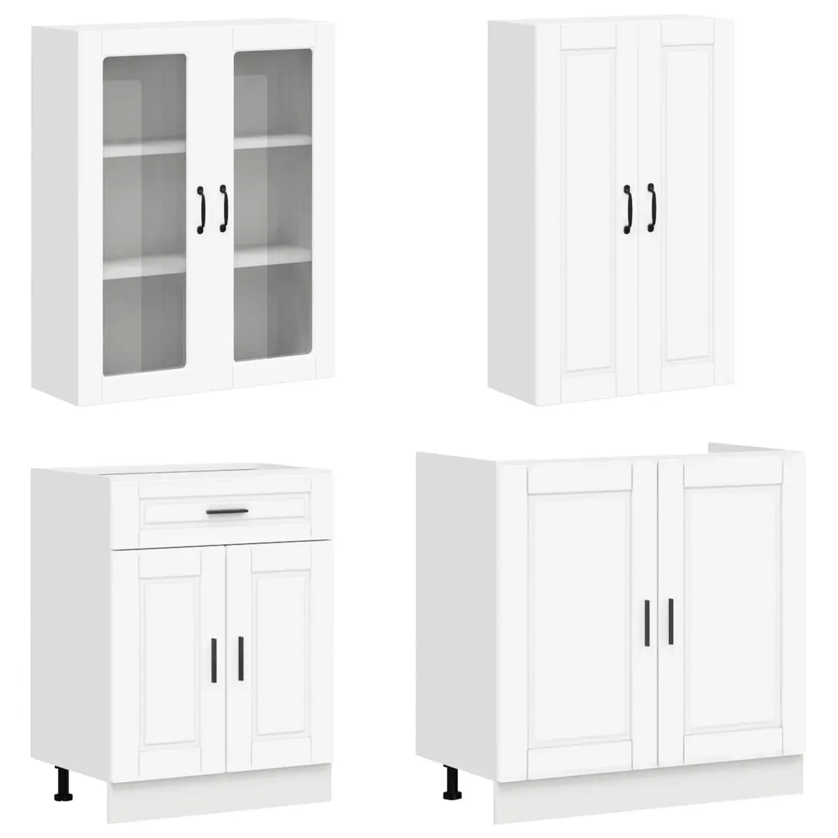 8-Piece Kitchen Storage Unit for Real Homes