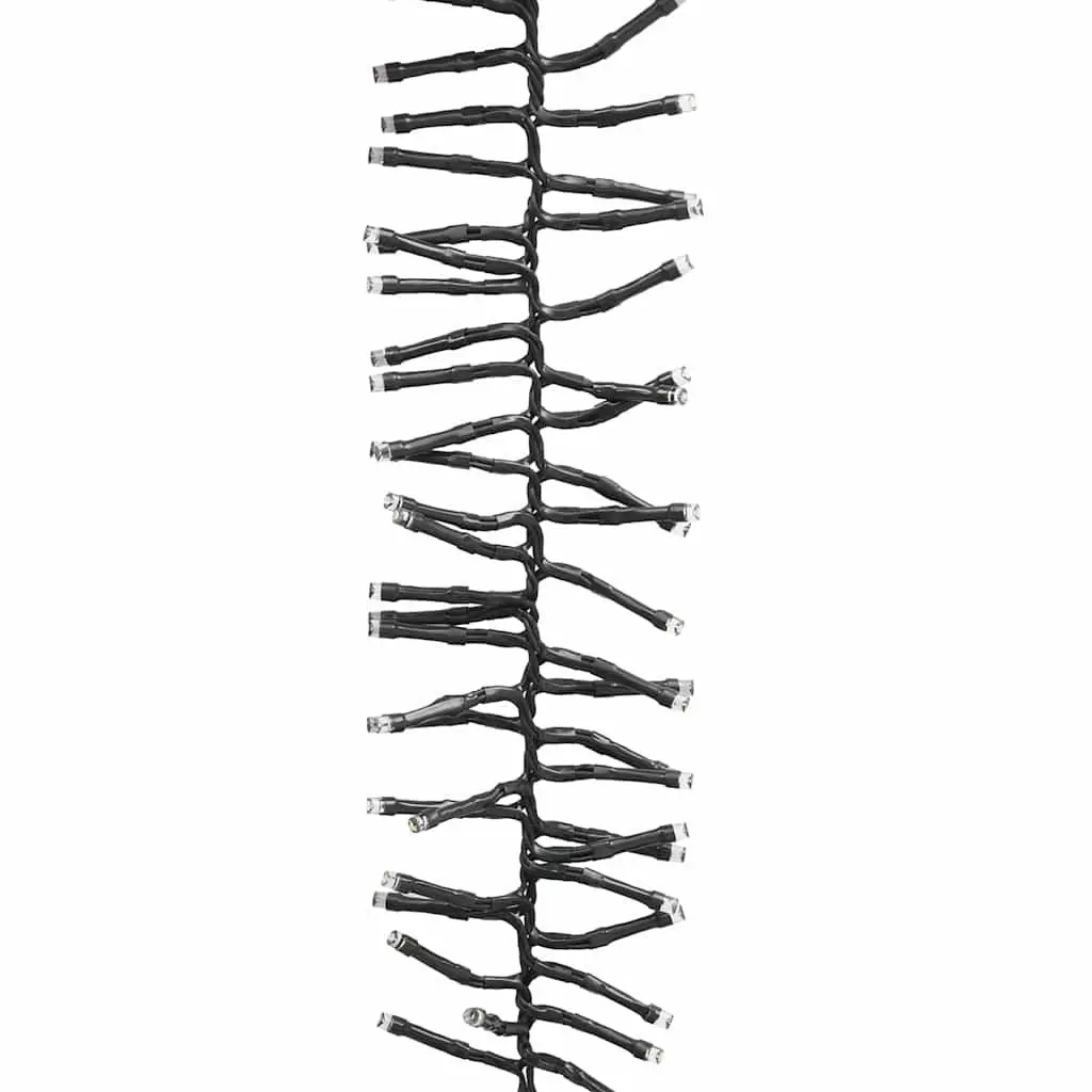 LED Cluster String Lights PVC 7.4m Warm White