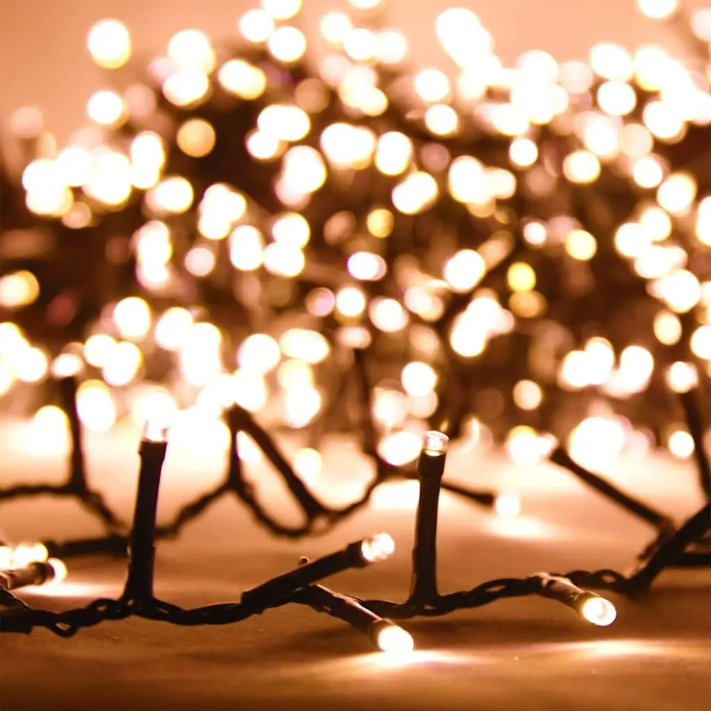 LED String Lights 400 LEDs 13m Warm White Christmas Holiday Decorations 8