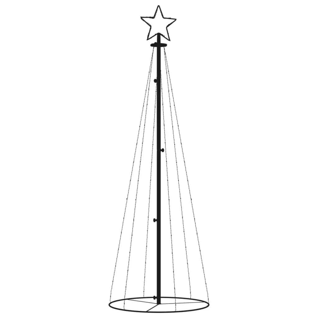 180cm Blue LED Christmas Cone Tree for Holiday Decor