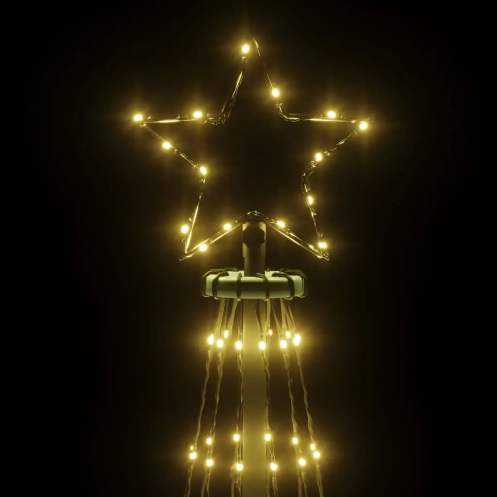 Christmas Tree Spike 500cm White Warm White LEDs 8 Light Effects