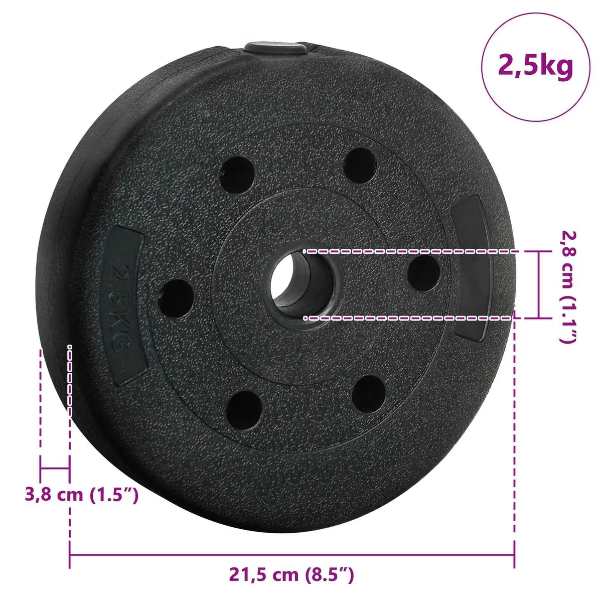 4-in-1 Adjustable Dumbbell Set 40kg Home Gym Weightlifting Free Weights Black