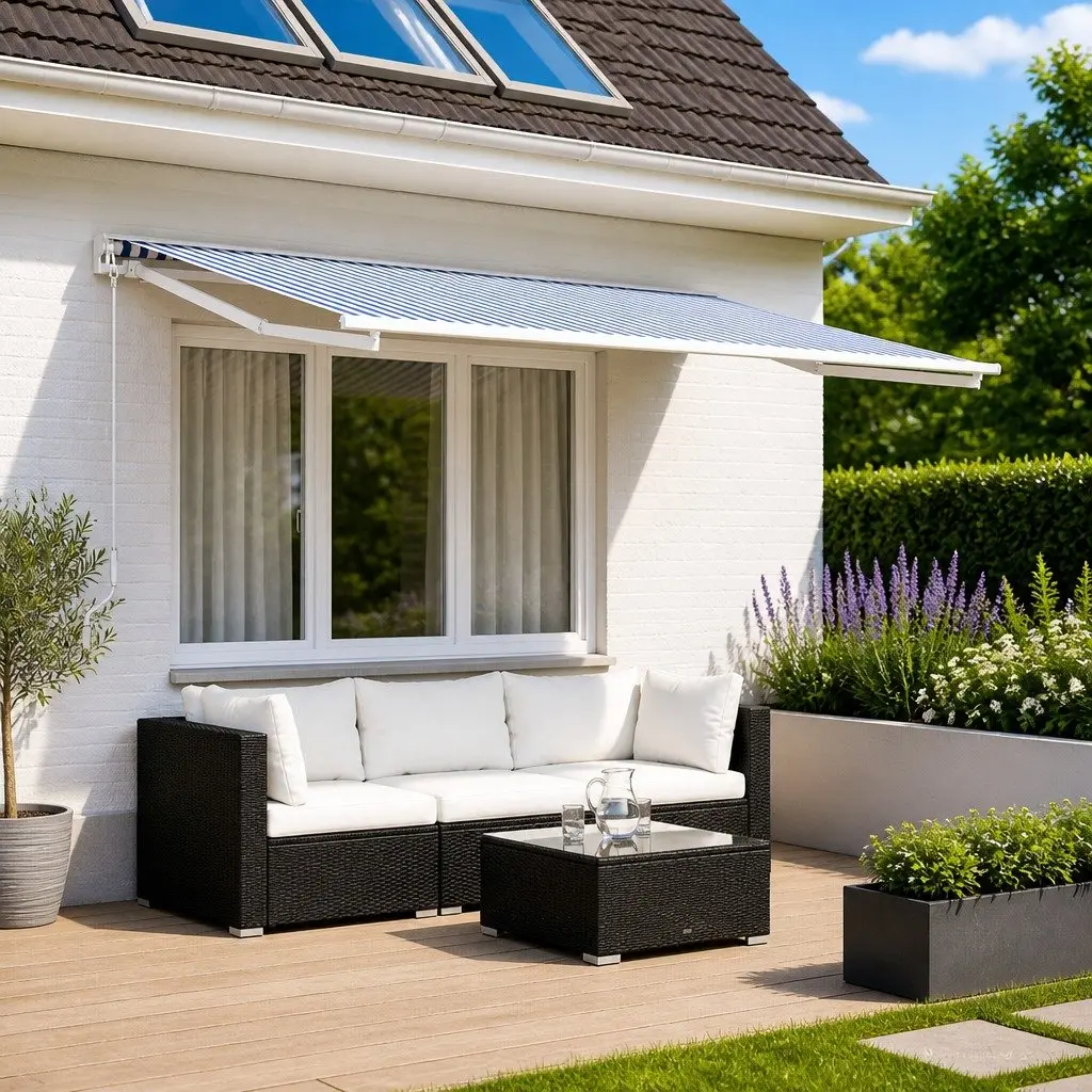 Awning Replacement Fabric for Gardens and Patios