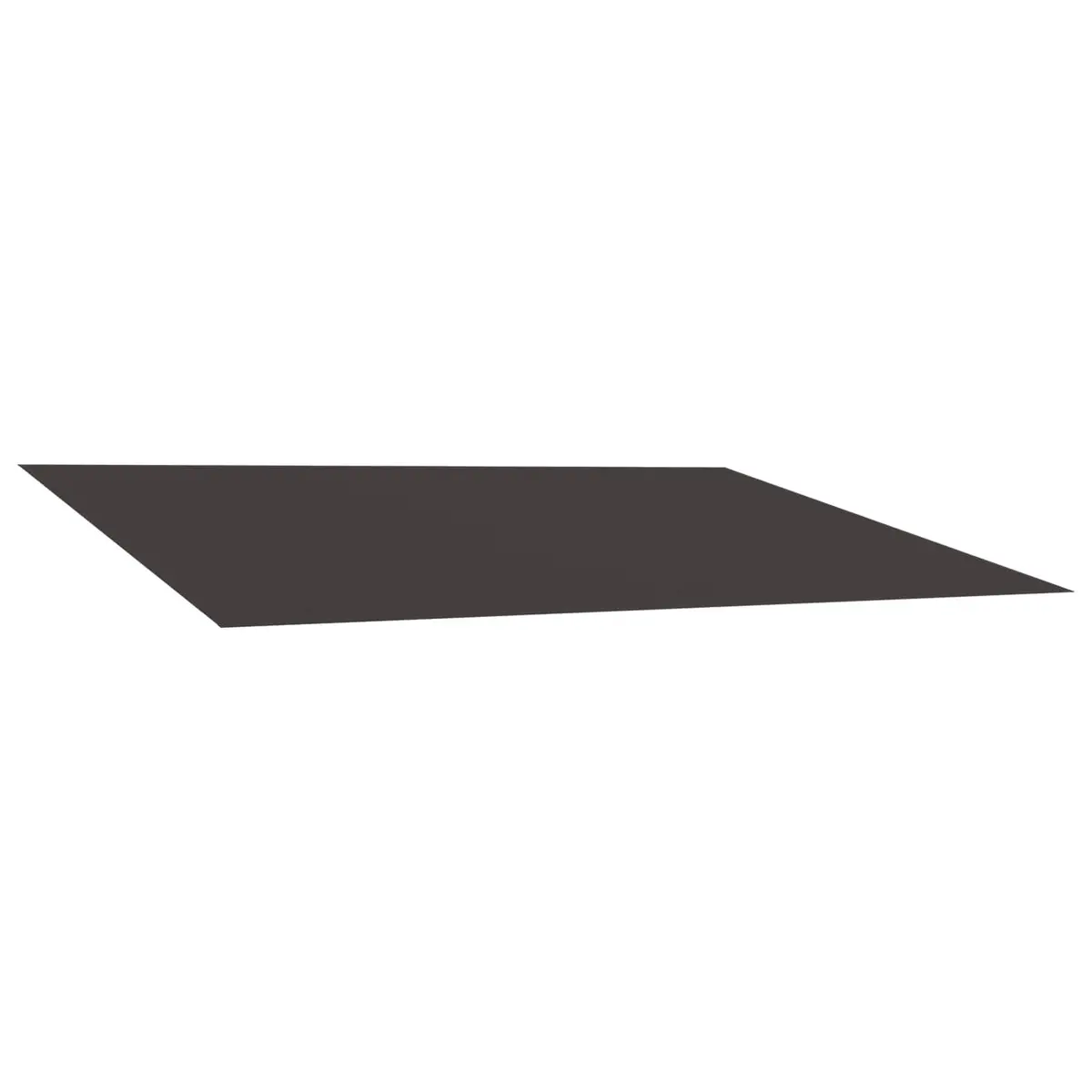 Awning Replacement Fabric Anthracite 400 x 300 cm Outdoor Shade Panel