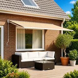 Practical Awning Fabric for Gardens and Patios