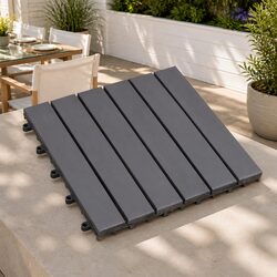 Practical Acacia Wood Decking Tiles for Outdoor Spaces