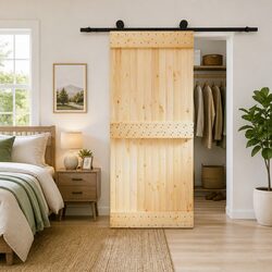 Practical Sliding Door 90 x 210 cm for Compact Spaces