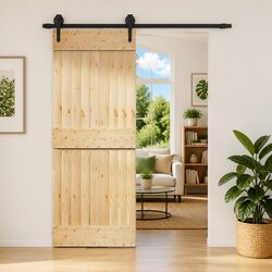 Practical Sliding Door 80 x 210 cm for Any Room