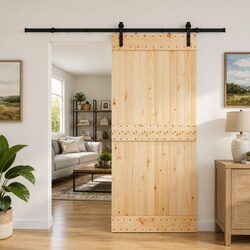 Versatile Sliding Door for Compact Spaces, 90x210 cm