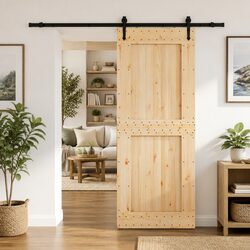 Versatile Sliding Door Room Divider 90x210cm for Home