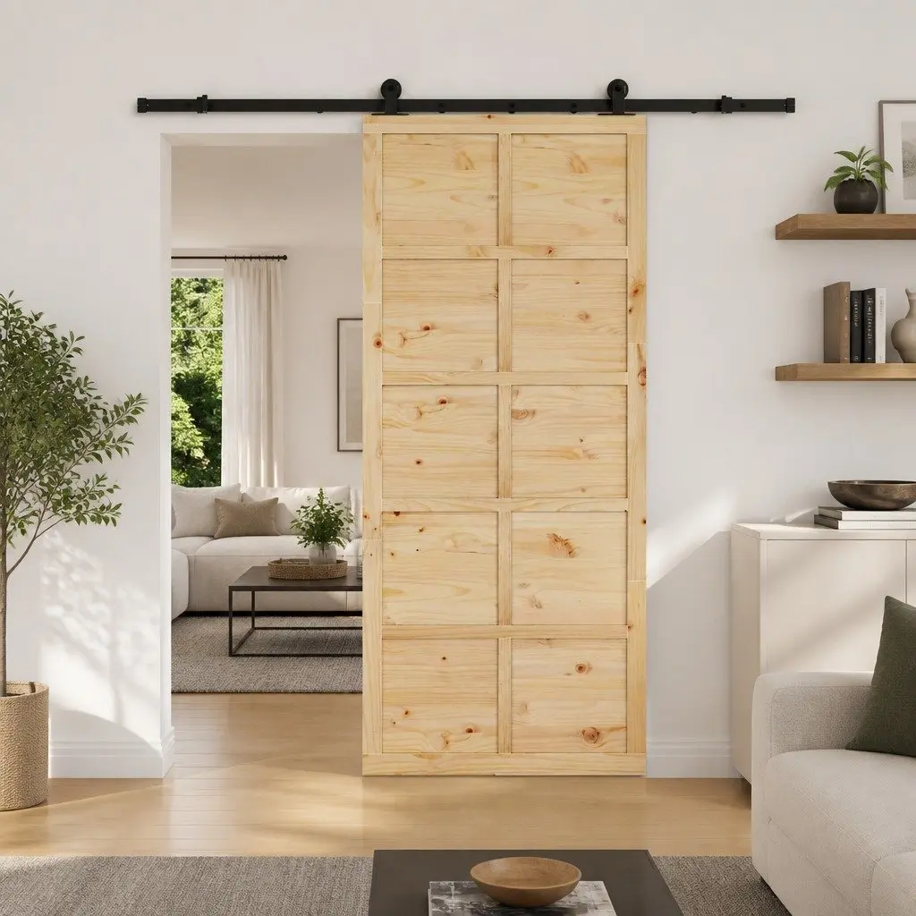 Sliding Door 90 x 208 cm for Home Use