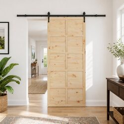 Practical 90 x 208 cm Sliding Door for Modern Homes