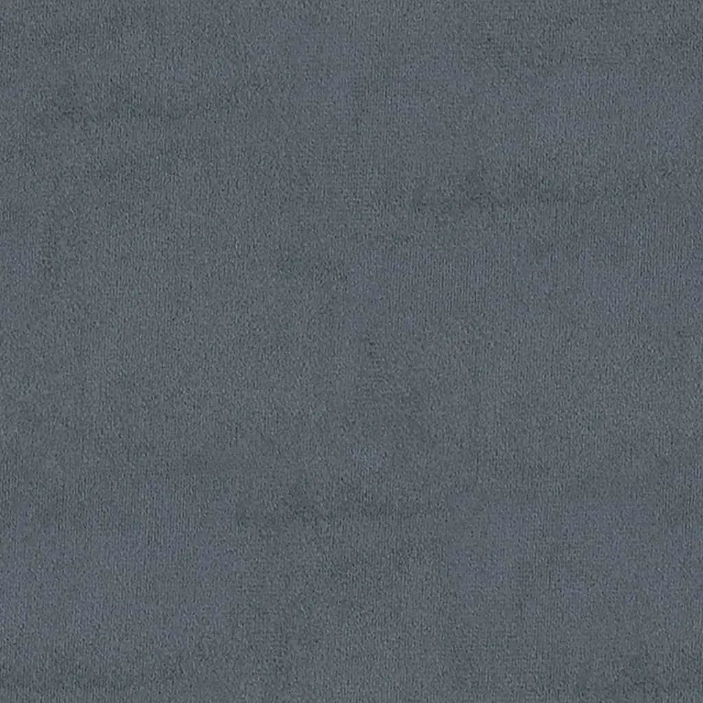 Bench Velvet Upholstery Dark Grey Tufted Seat Wooden Legs 110 x 40 x 70 cm Entryway Living Room