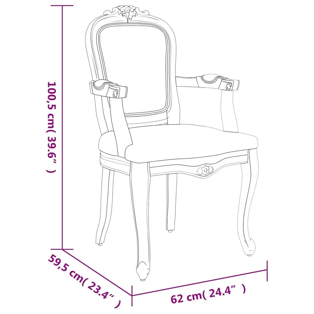 Dining Chairs Velvet Grey Set of 2 Wooden Legs