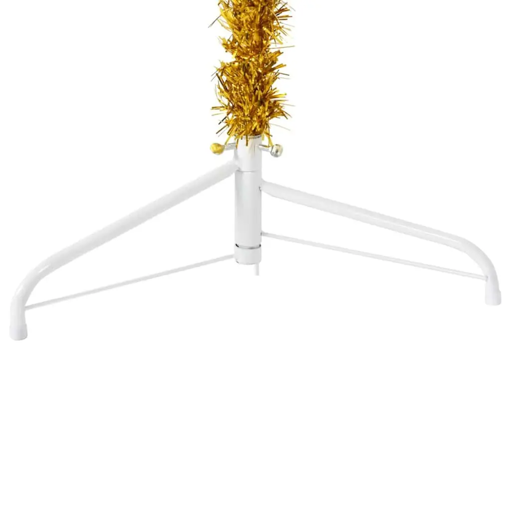 Slim Artificial Half Christmas Tree with Stand Holiday Seasonal Decoration 180