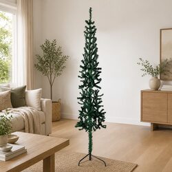 Practical Slim Half Christmas Tree - Fits Perfectly Anywhere