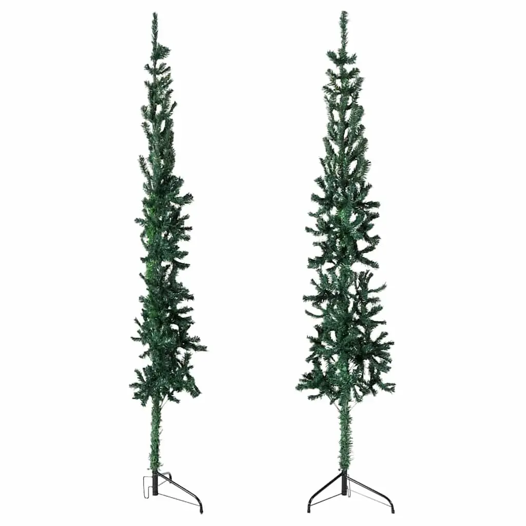 Half Christmas Tree Artificial PVC Green 180cm