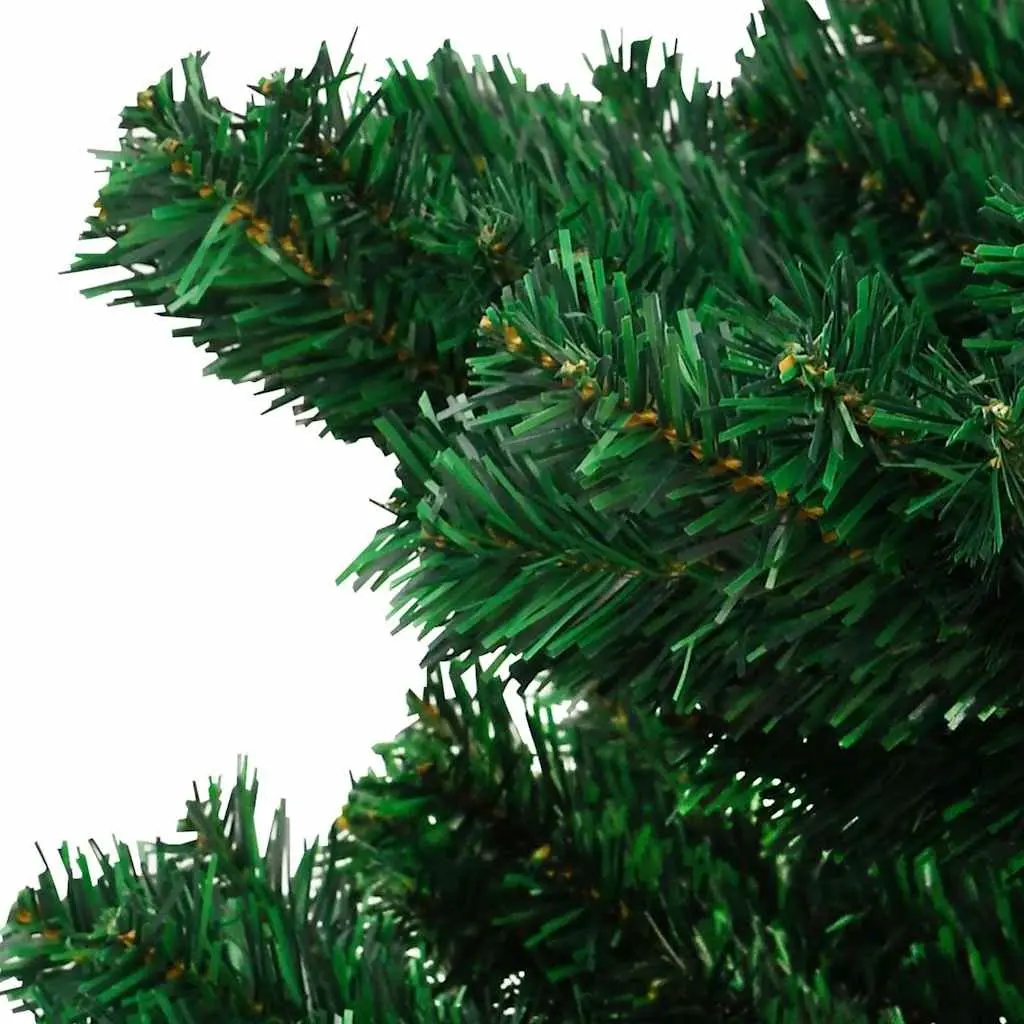 Pre-lit Swirl Christmas Tree 120cm Green Artificial Xmas Decoration LED Lights