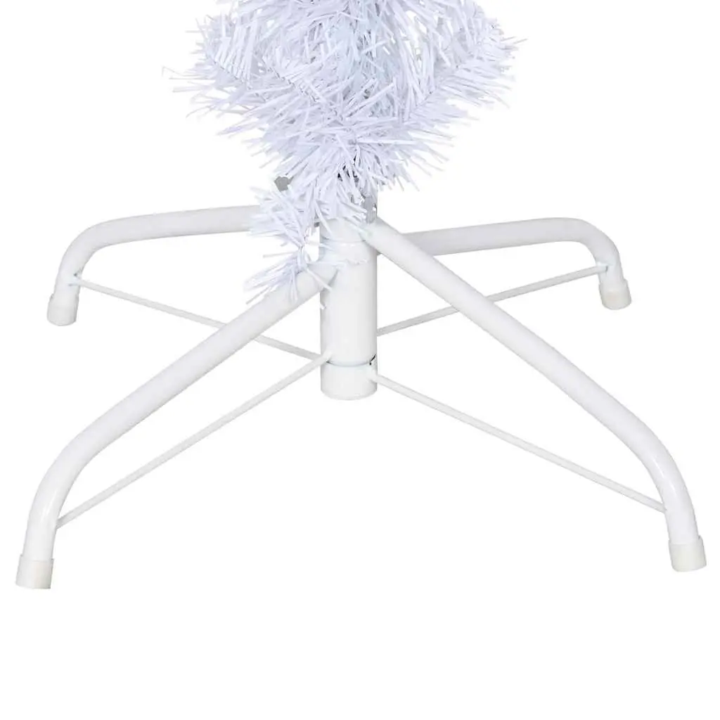 Artificial Christmas Tree Upside-Down PVC 120cm White with Steel Stand