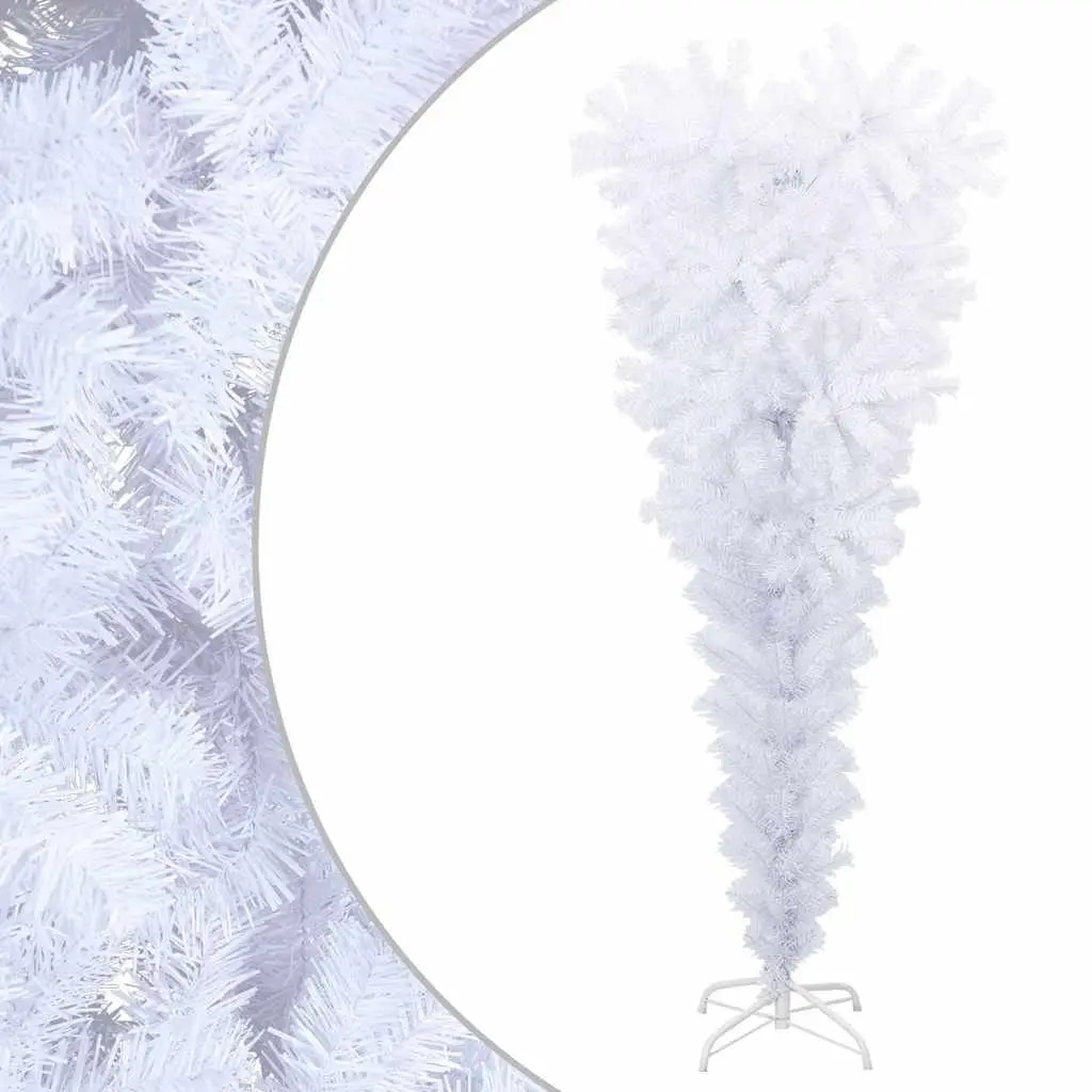 Upside-Down Artificial Christmas Tree PVC 150cm White