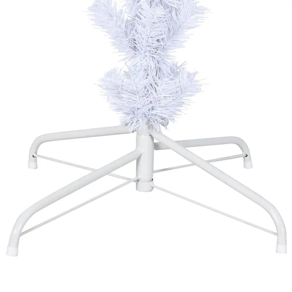Artificial Christmas Tree Upside-Down Bushy PVC 210cm White