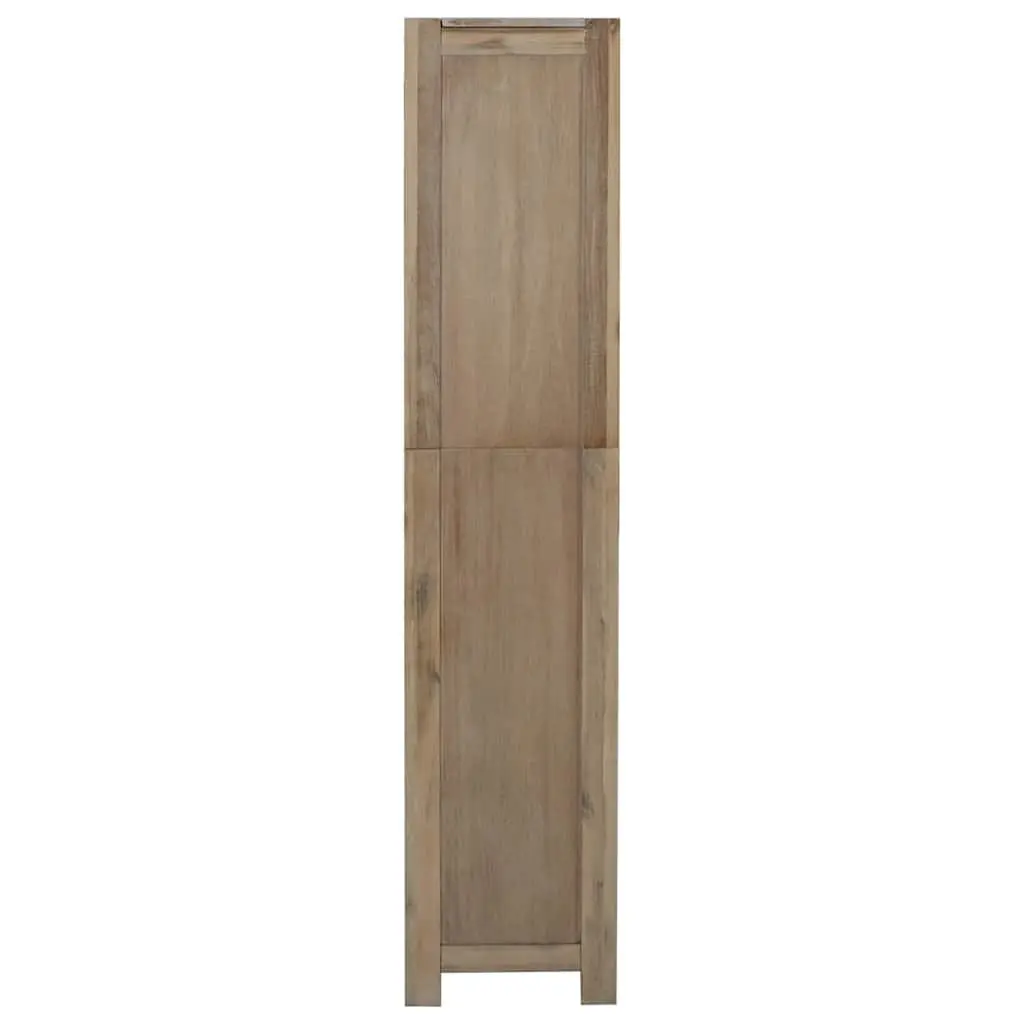 5-Tier Wooden Bookcase 80x30x140cm Brown Shelving Storage Display Organiser