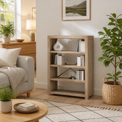 4-Tier Wooden Bookcase for Home Use