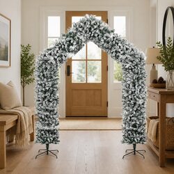 Where to Use a 270cm Christmas Tree Arch in Your Home