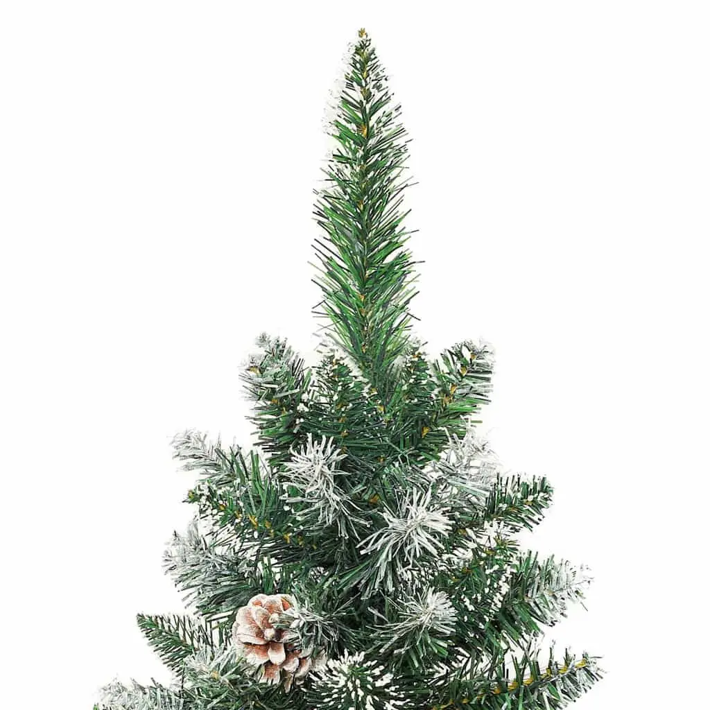 Artificial Christmas Tree Slim PVC Tips 210cm Green