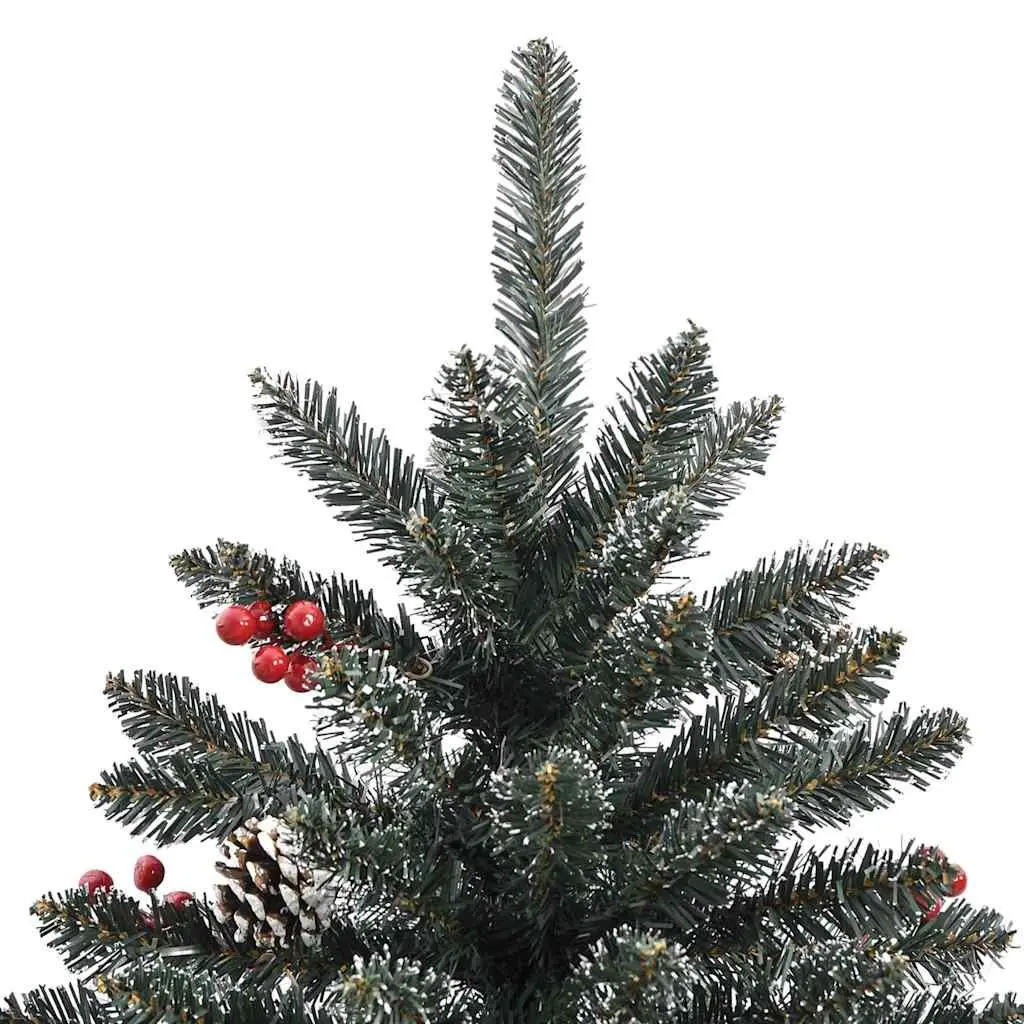 Artificial Christmas Tree PVC Hinged Branches 240cm Green