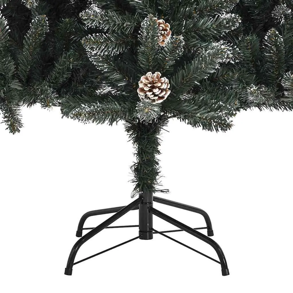 Artificial Christmas Tree PVC Hinged Branches 240cm Green