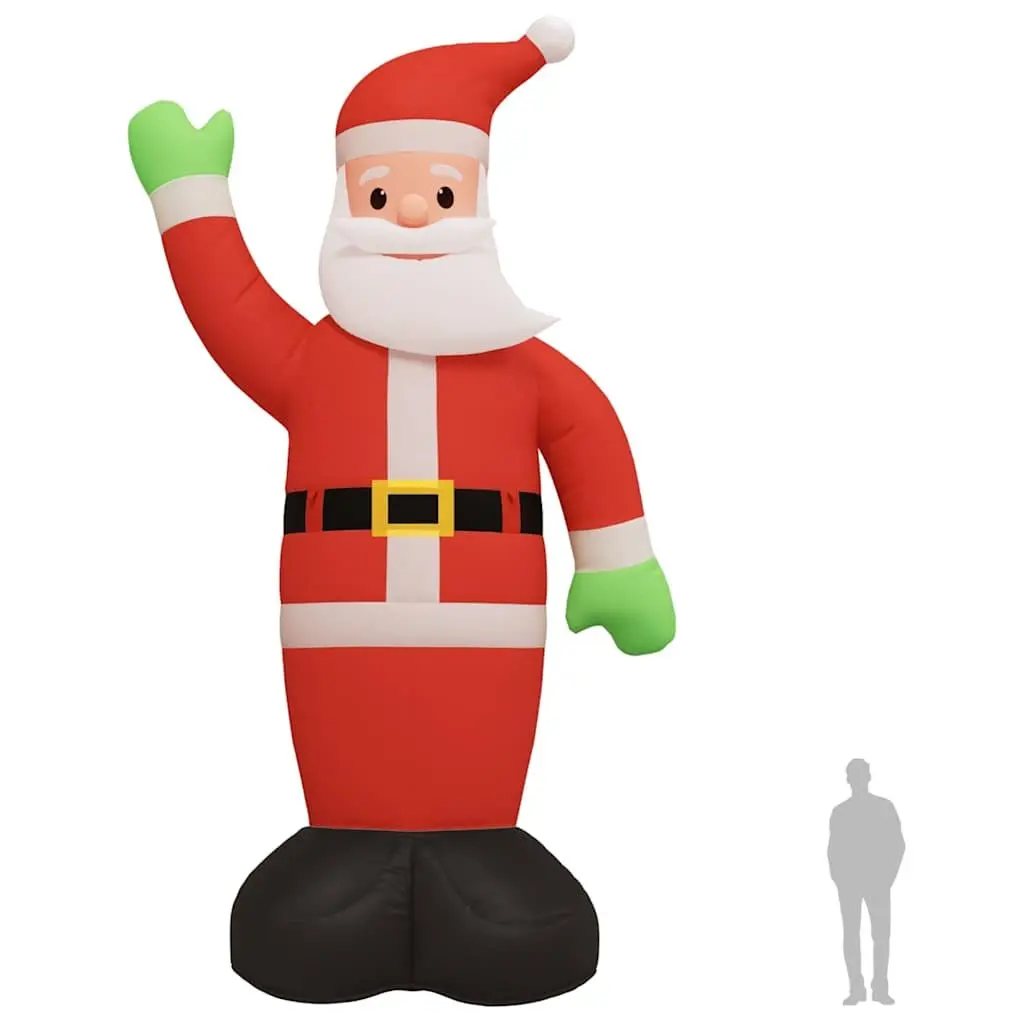 Christmas Inflatable Santa Claus with LED Lights Outdoor Yard Decoration 820cm