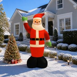 Perfect Outdoor Addition: 1000cm Inflatable Santa Claus