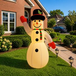 Versatile Inflatable Snowman for Your Holiday Decor Needs