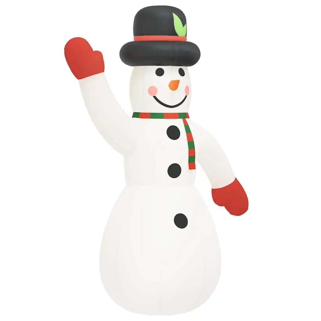 Christmas Inflatable Snowman Decoration with Built-in LED Lights 1000 cm