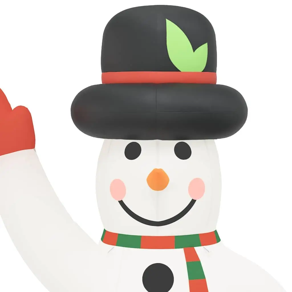 Christmas Inflatable Snowman Decoration with Built-in LED Lights 1000 cm