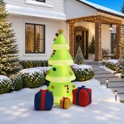 Perfectly Practical: 240cm Inflatable Christmas Tree for Your Home