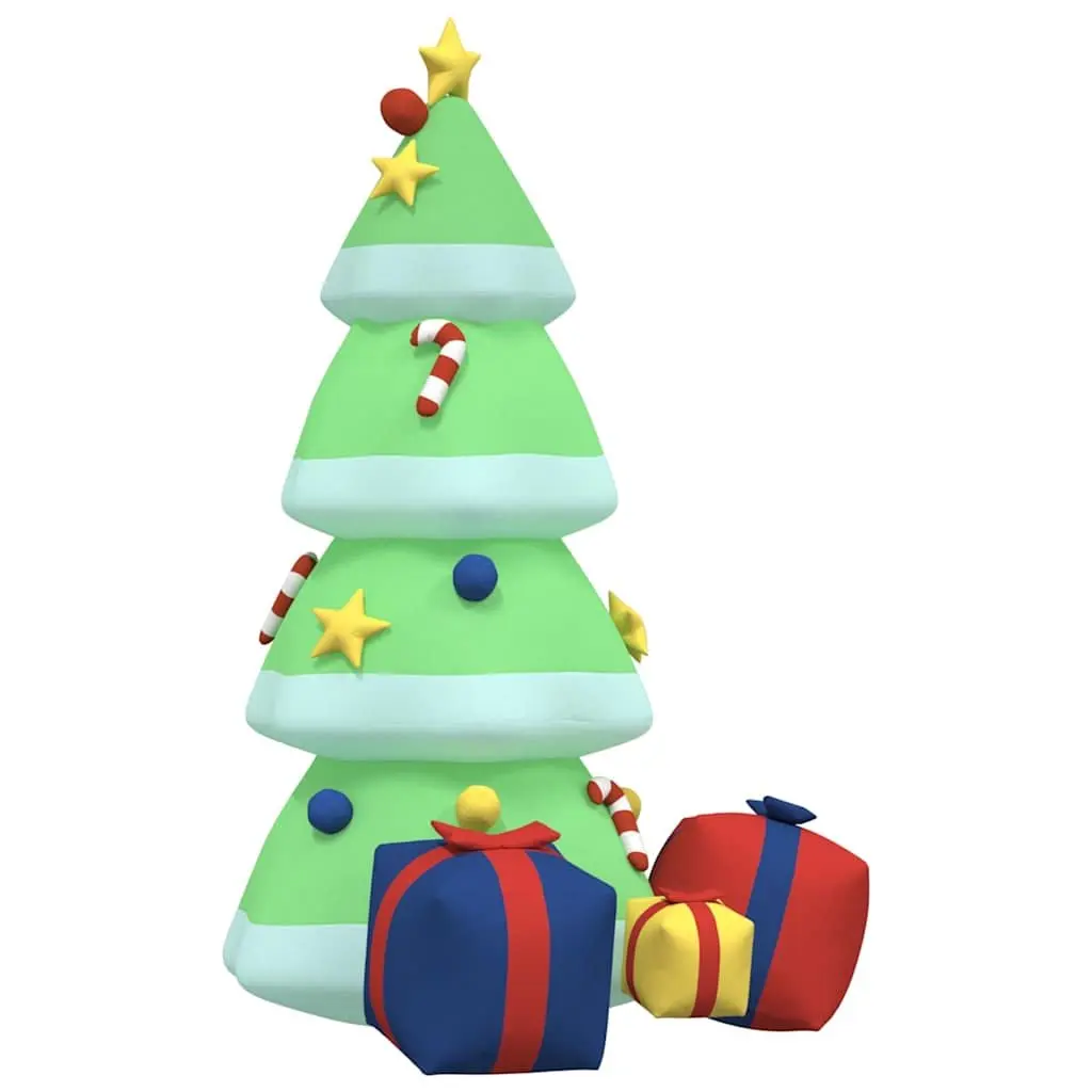 Inflatable Christmas Tree 240cm with Built-in LED Lights Yard Garden Holiday