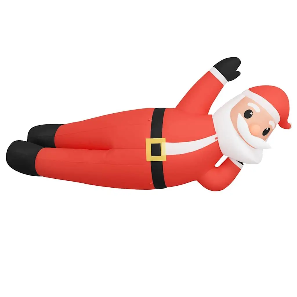 160cm Inflatable Lying Santa for Holiday Cheer