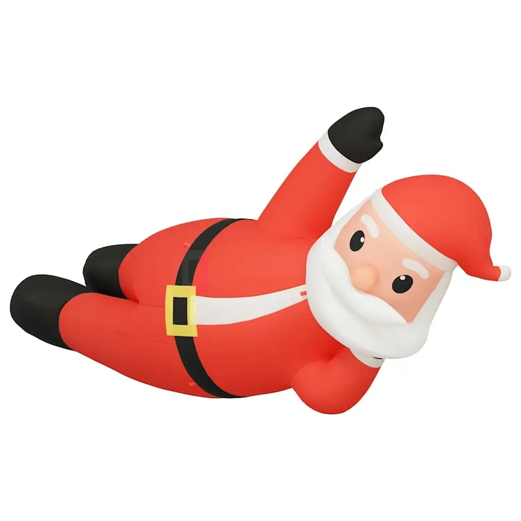 160cm Inflatable Lying Santa for Holiday Cheer