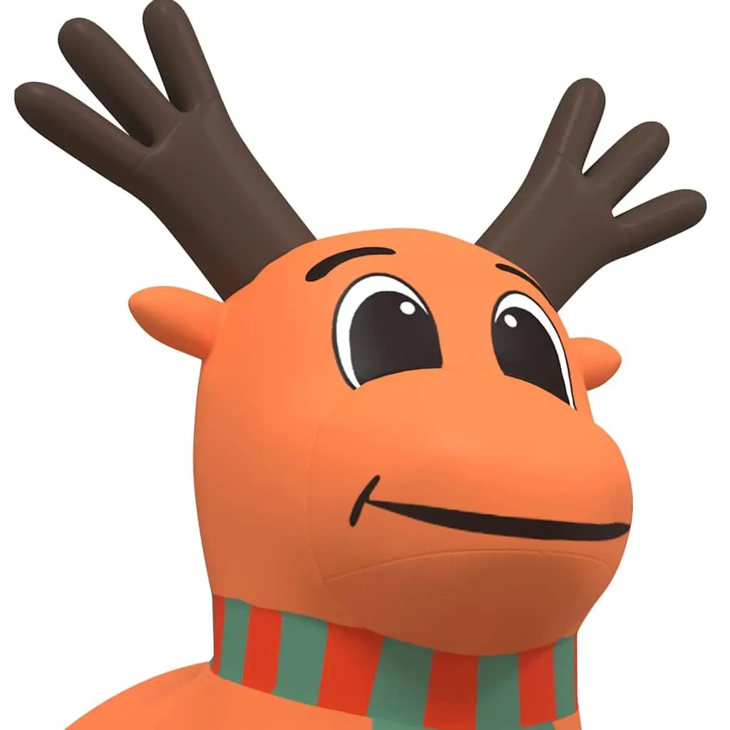 Outdoor Christmas Inflatable Reindeer with Lights