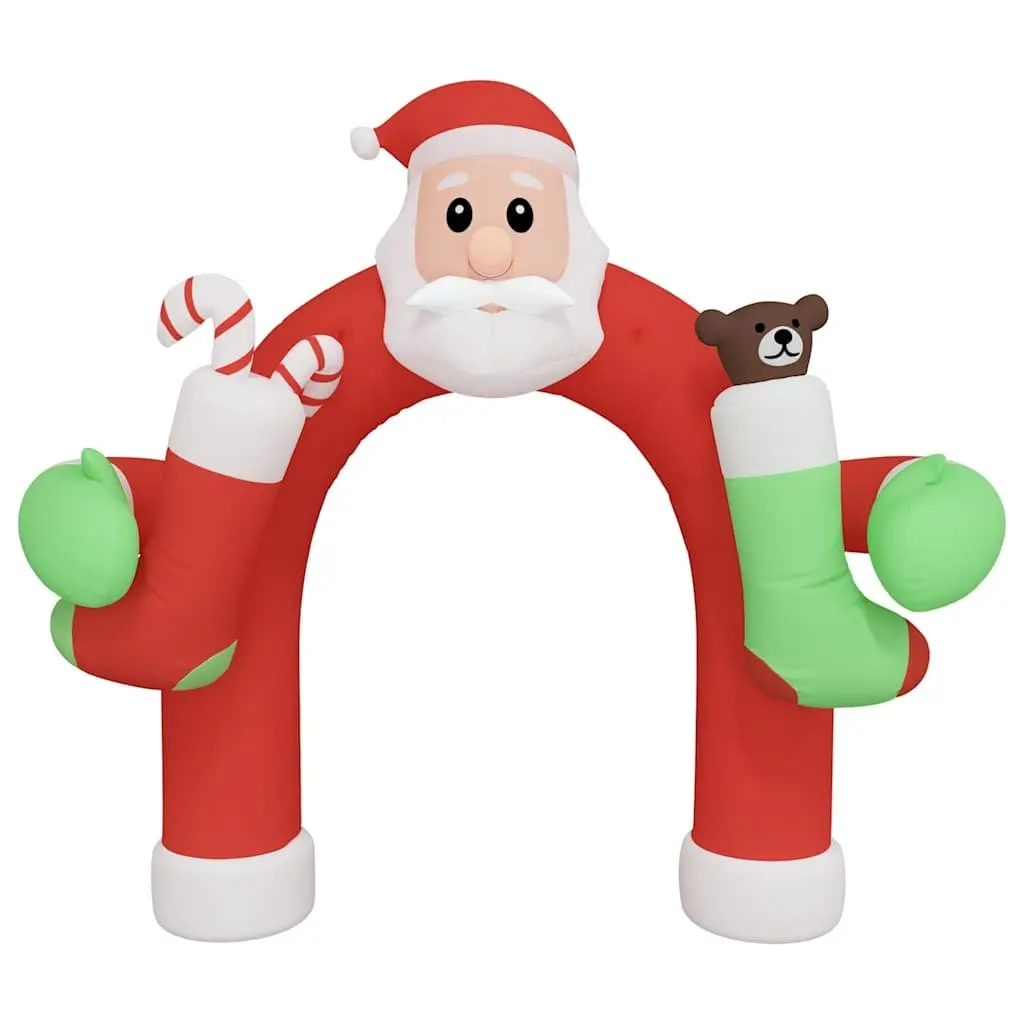 Christmas Inflatable Arch Gate Oxford Fabric 320cm with LED Lights