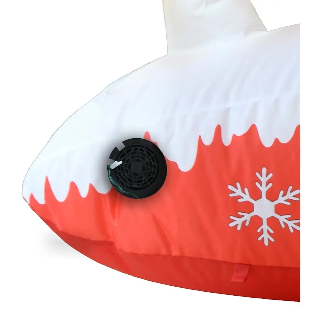 Christmas Inflatable Santa Reindeer Yard Decoration 145cm LED Lights Holiday