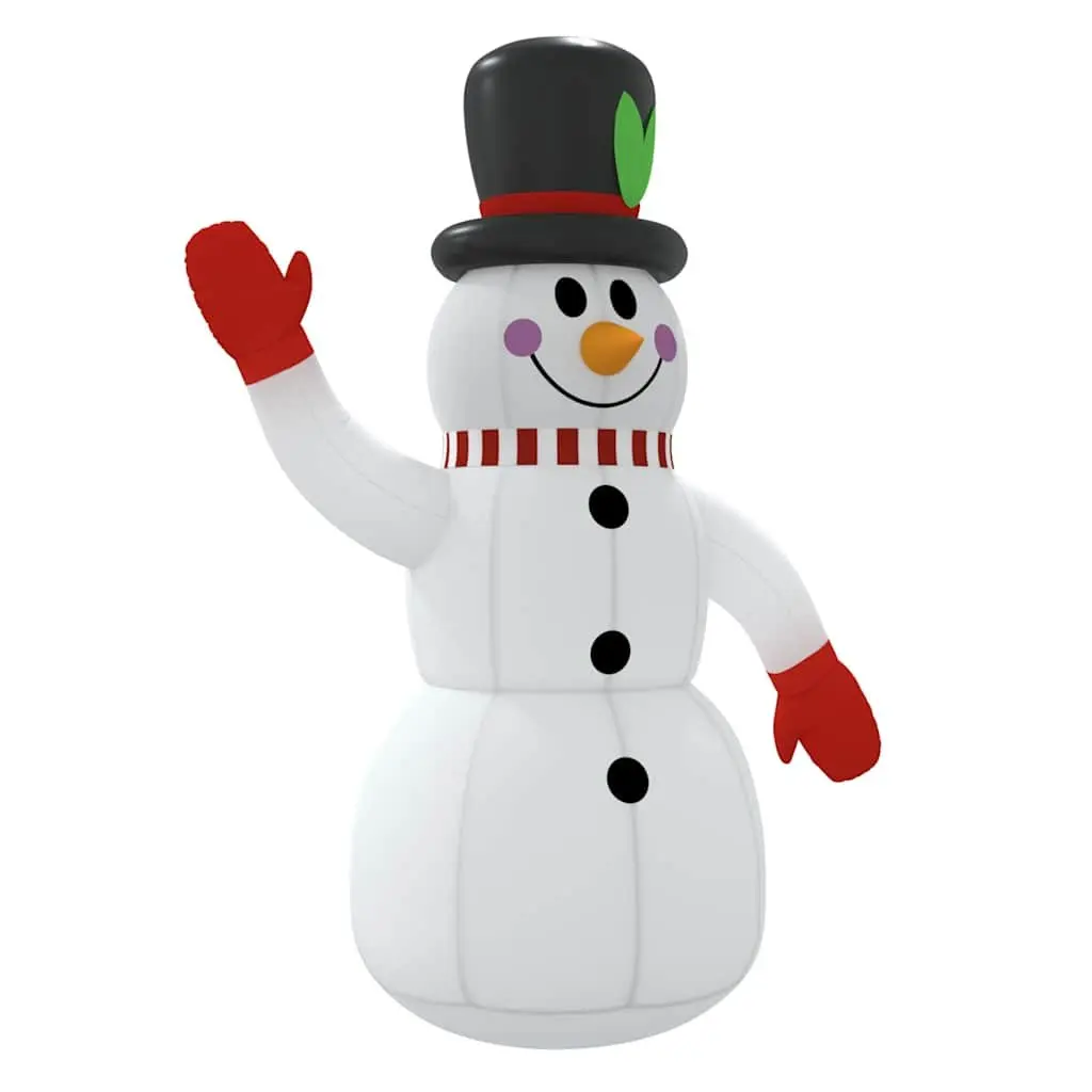Inflatable 240cm Snowman Decoration for Easy Holiday Cheer