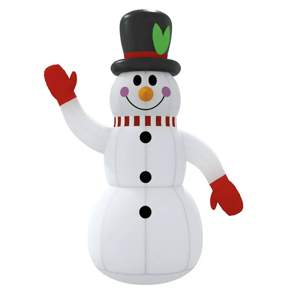 Inflatable 240cm Snowman Decoration for Easy Holiday Cheer